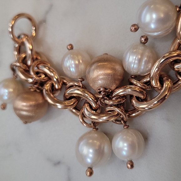 Honora Italian Bronze Pearl Bracelet 8 inches - Picture 5 of 6